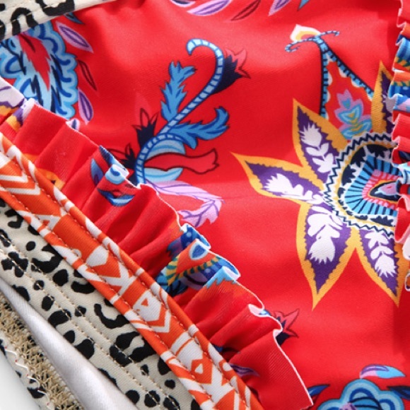 ❌ CLEARANCE “The Farrah” Mixed Print String Bikini - Picture 11 of 11